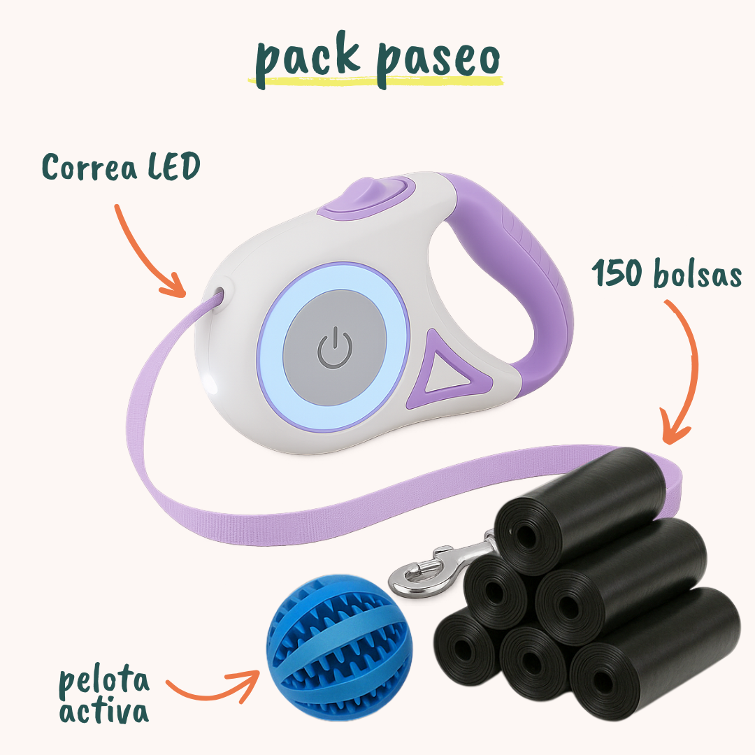 Pack paseo - Correa LED