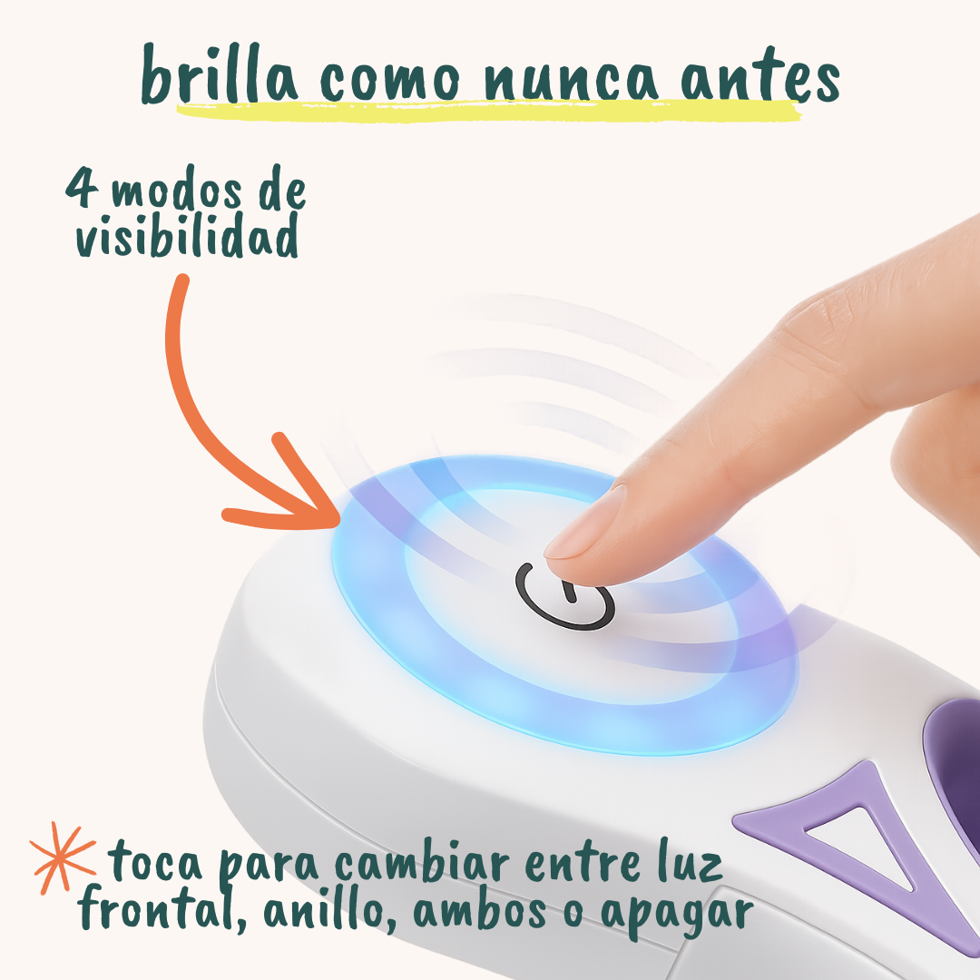 Seguridad y visibilidad en paseos con correa LED