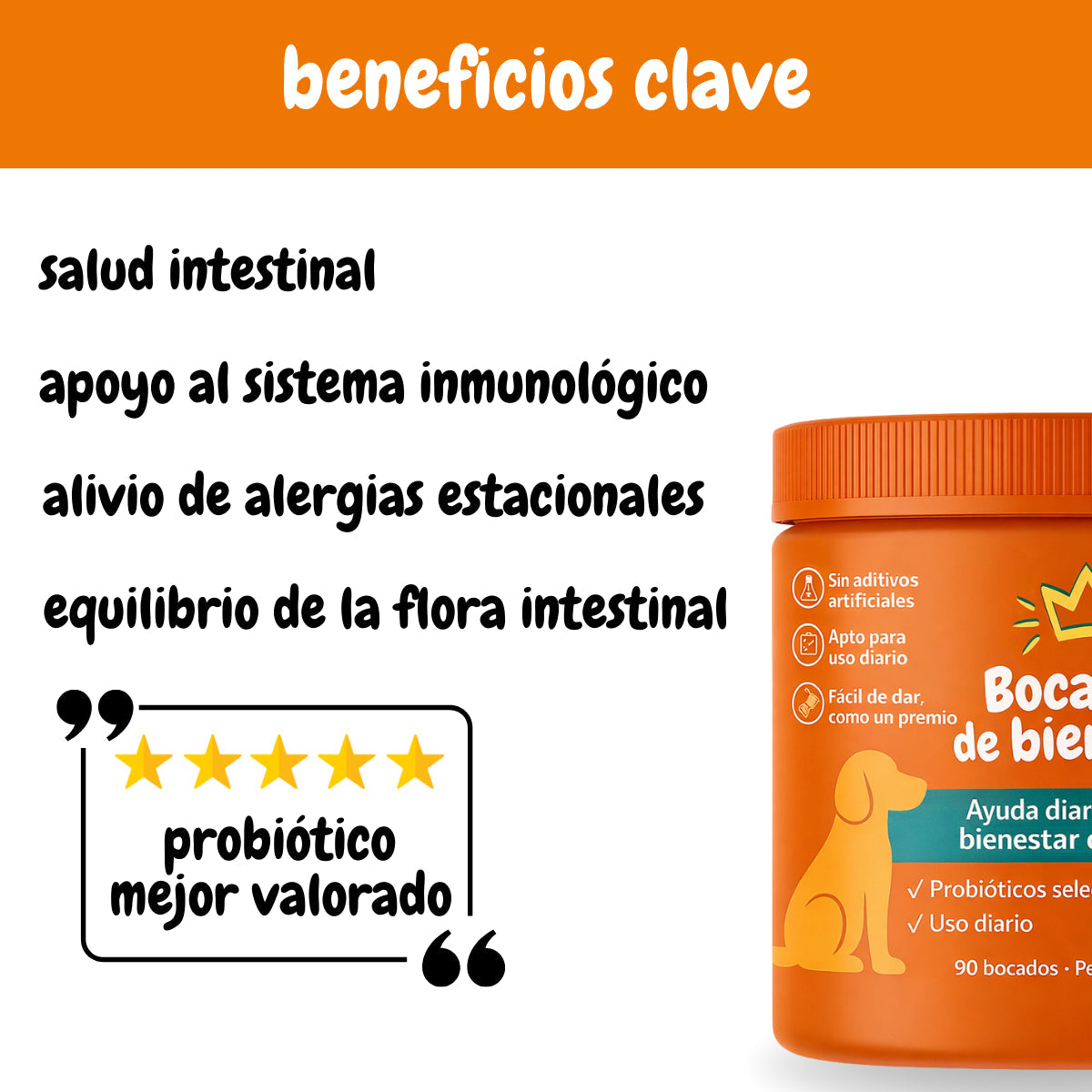 Probióticos para perros