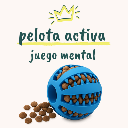 Pelota de juego mental para que los perros jueguen y mastiquen y les estimule